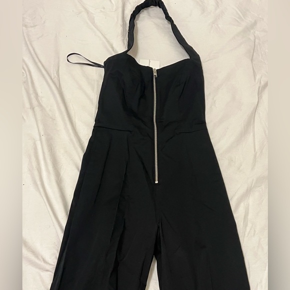 NEW FRAME Zip-Front Halter Jumpsuit - size XS - Picture 8 of 10